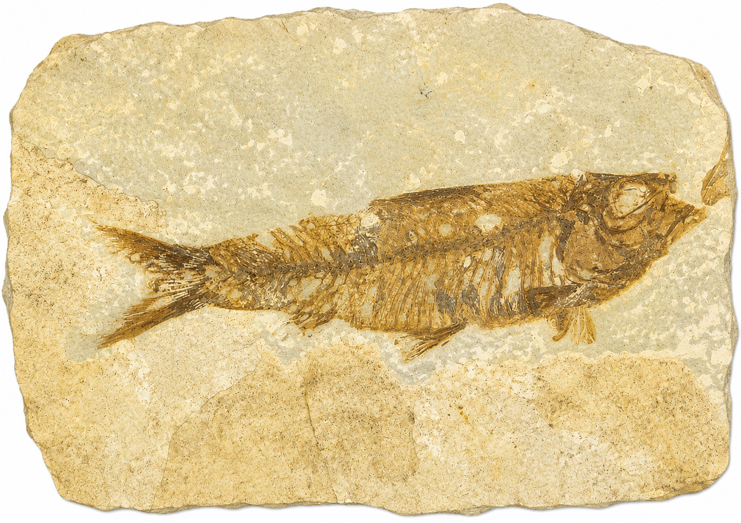 Knightia Fossilized Fish (2 to 4")